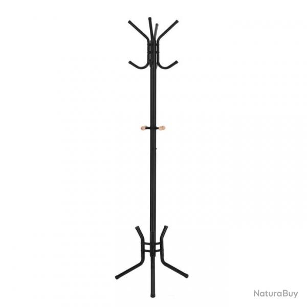Porte-manteaux sur pied perroquet hauteur 176 cm 12 crochets tube en fer pour entre chambre dressi