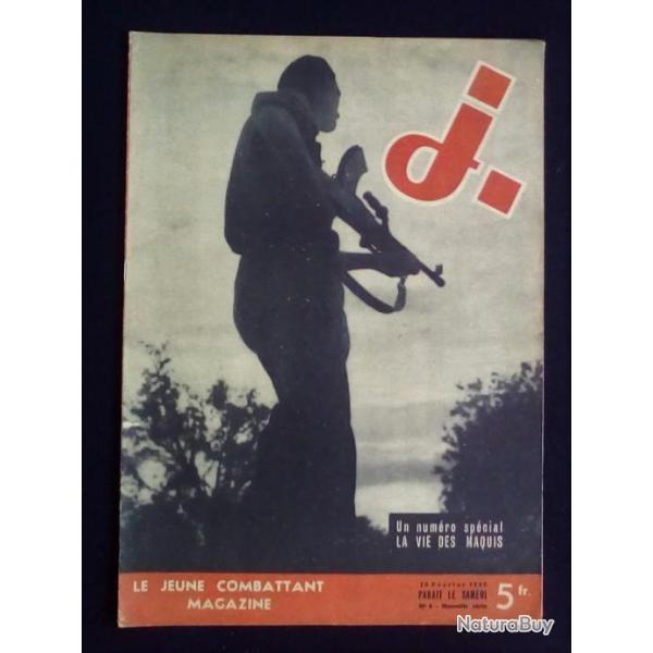 Militaria :  J. Le jeune combattant magazine N6 du 10 fvrier 1945