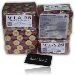 CARTOUCHE JOCKER LA 36 CAL12/70 36G BOURRE JUPE BTE 100 7.5