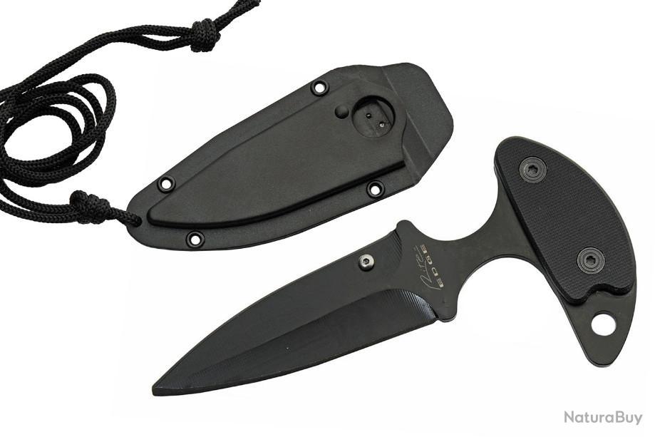 Housse de protection de lame de couteau de couteau en plastique noir pour  3,5 à 10 pouces de couvercle de couteau