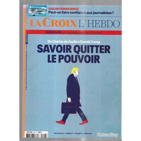 de charles de gaulle  donald trump savoir quitter le pouvoir  la croix l'hebdo janvier 2021