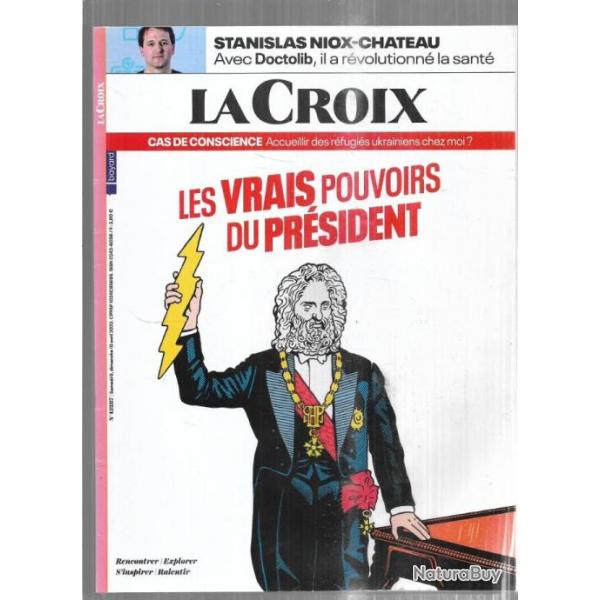 les vrais pouvoirs du prsident , doctolib,  la croix avril 2022