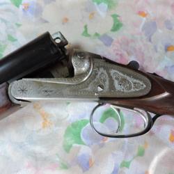 Très belle arme de chasse MERKEL 126 E à platines