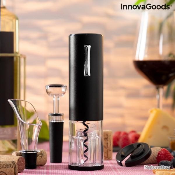 Tire-Bouchon lectrique rechargeable + Accessoires pour bouteille de vin InnovaGoods Corklux