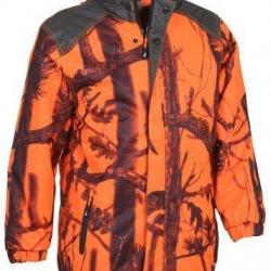 Coupe vent chaud enfant camouflage orange GhostCamo Percussion