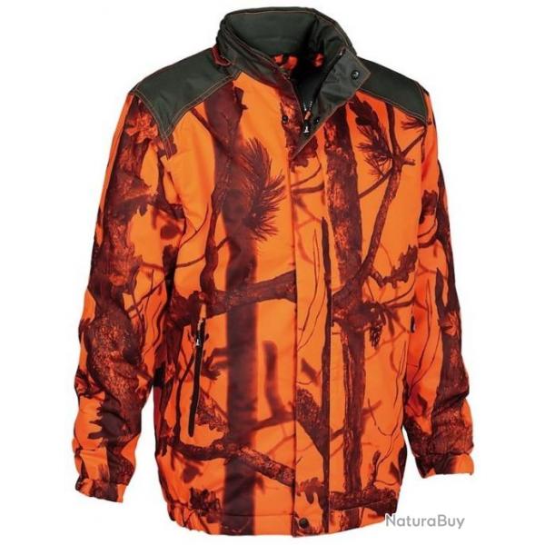 Coupe vent chaud enfant camouflage orange GhostCamo Percussion