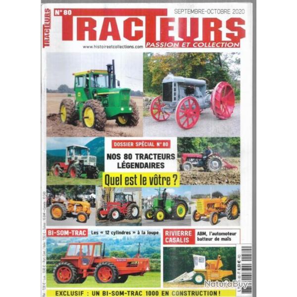 tracteurs passion et collections  80 2020, abm3, 80 tracteurs lgendaires, massey-ferguson 8s,
