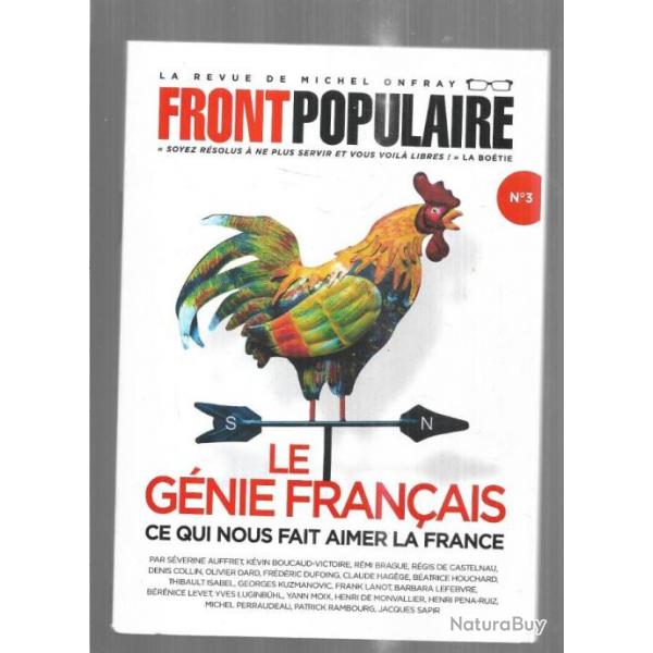 revue front populaire 3  de michel onfray