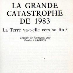 la grande catastrophe de 1983 de boris cristoff la terre va-t-elle vers sa fin?