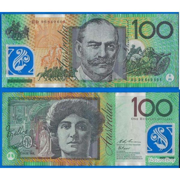 Australie 100 Dollars 1996 Polymere Billet Australia Dollar Melba