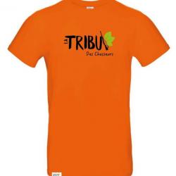 T-shirt orange "La Tribu des Chasseurs"
