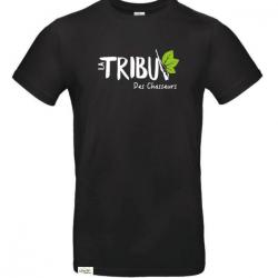 T-shirt noir "La Tribu des Chasseurs"