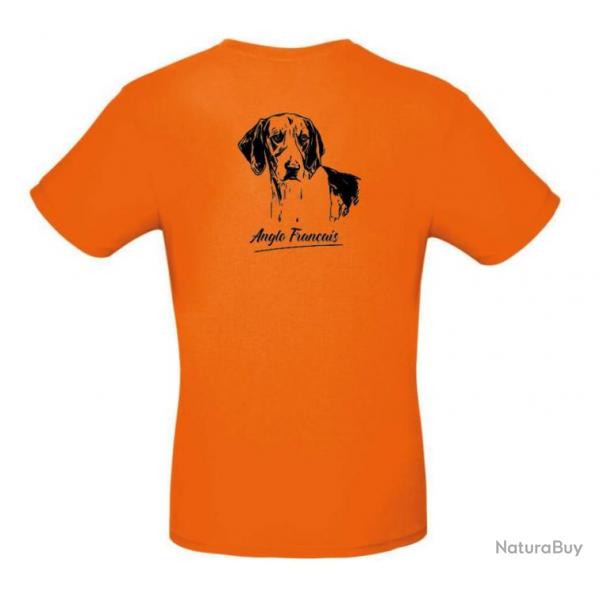 T-shirt orange "Anglo Franais"