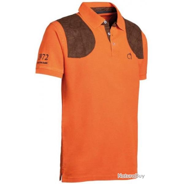 Polo  manches courtes Hubert orange Club Interchasse