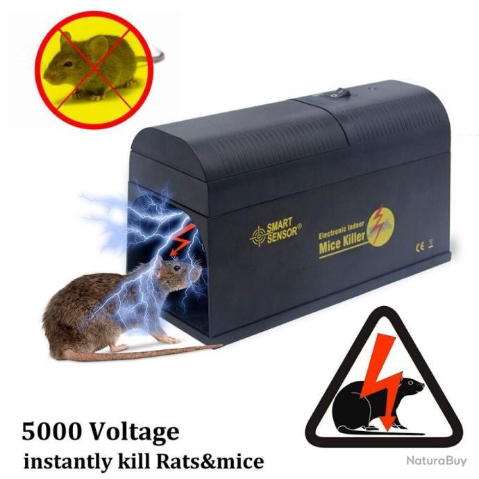 Piège à rat électrique 5000v - Pièges et poisons rats et souris (9410690)