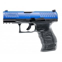 Pistolet à balles caoutchouc Walther PPQ M2 T4E - Cal. 43 - Bleu