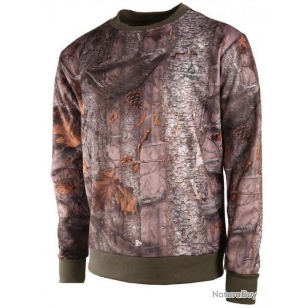 Sweat polaire camo forest TREELAND