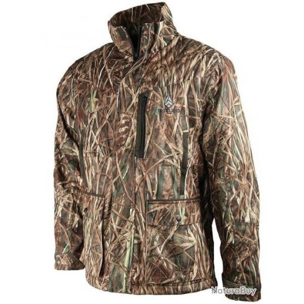 Veste de chasse bicolore camo roseaux TREELAND-S