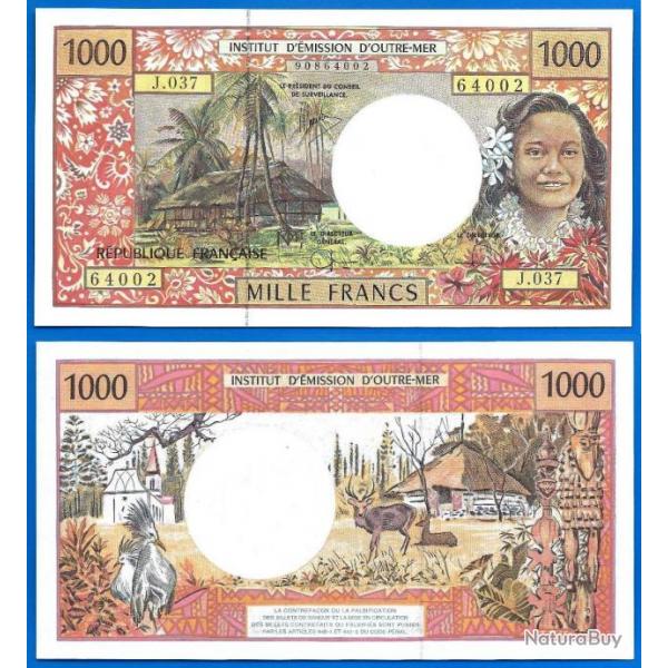 Polynesie 1000 Francs 2010 Billet Neuf Cfp Tahiti Wallis Et Futuna Nouvelle Caledonie Franc Ile