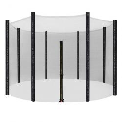 Filet de remplacement de trampoline diamètre 305 cm filet de sécurité pour 8 poteaux droits filet r