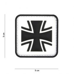Patch 3D PVC Croix de Fer Blanc (101 Inc)