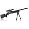 petites annonces chasse pêche : PROMO Pack sniper type M40 ressort 1.9j + bi-pied + lunette 4x32