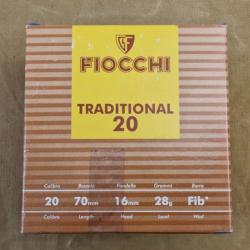 Cartouches  Fiocchi Traditional cal. 20/70 plomb n°7 DESTOCKAGE!!!
