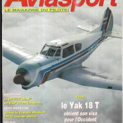aviasport le magazine du pilote 1994 robinson r 22, yak 18 t, 6000 km au pays des inuits, voltige ,