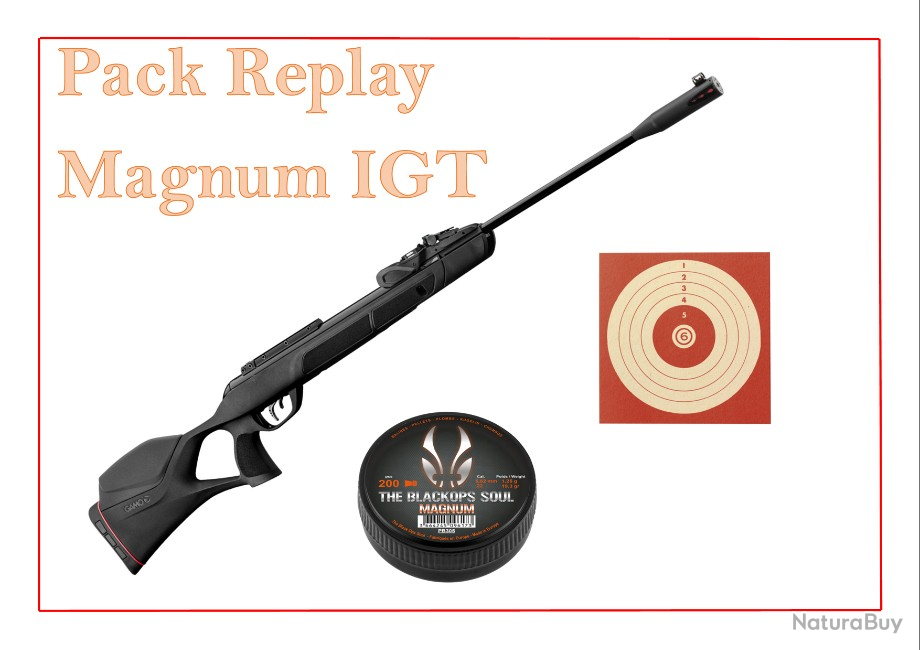 Caricatori Per Carabine Gamo - Set Da 2 Per Replay X, Swarm Fox, Arrow PCP Calibro 4.5mm