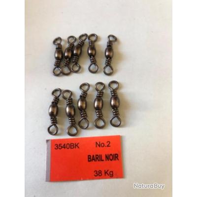 VMC Émerillon Baril 3540BK – Pack De 18, Résistance 5 Kg, Pour Pêche Sportive