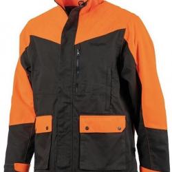 Veste de chasse enfant orange verte Treeland