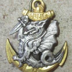 8° Régiment de Para d'Infanterie de Marine, guilloché argenté