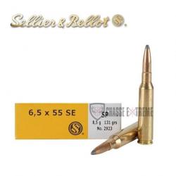 20 Munitions S&B cal 6.5×55SE 131gr SP