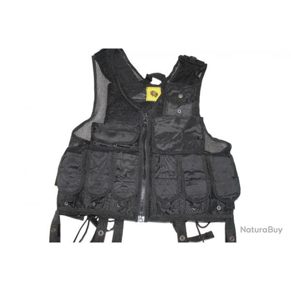 Gilet tactique ultra lger multi-poches