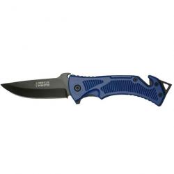 Couteau de pompier Rescue Knife Bleu