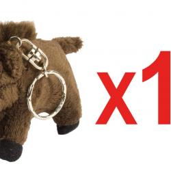Lot de 12 Porte clefs peluche sanglier