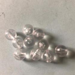 10 perle dure cristal diam 8 mm peche surfcasting