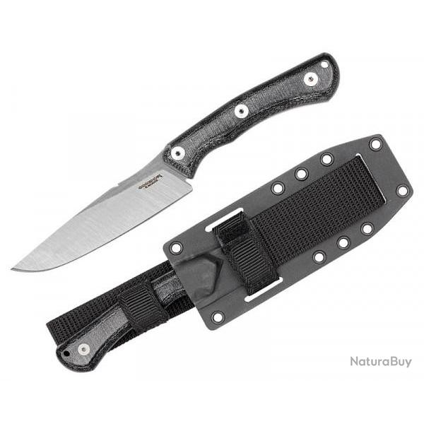 Couteau Condor Sport XERO Dart Black Lame Acier 14C28N Manche Micarta Etui Salvador CTK284345SK