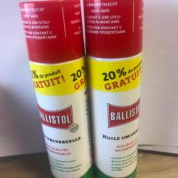 LOT DE DEUX BOMBES GRATUIT 20 % DE PRODUITS BOMBE D'HUILE SPRAY 240 ML