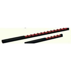 Guidon grain d'orge RUBY 120mm rouge