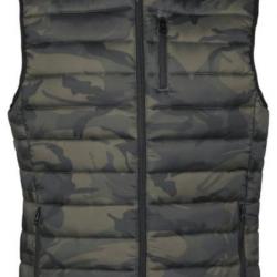 Gilet matelassé Camo Trek kaki PERCUSSION