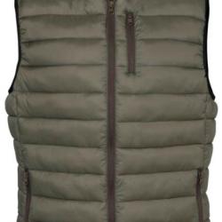 Gilet matelassé Trekking kaki PERCUSSION