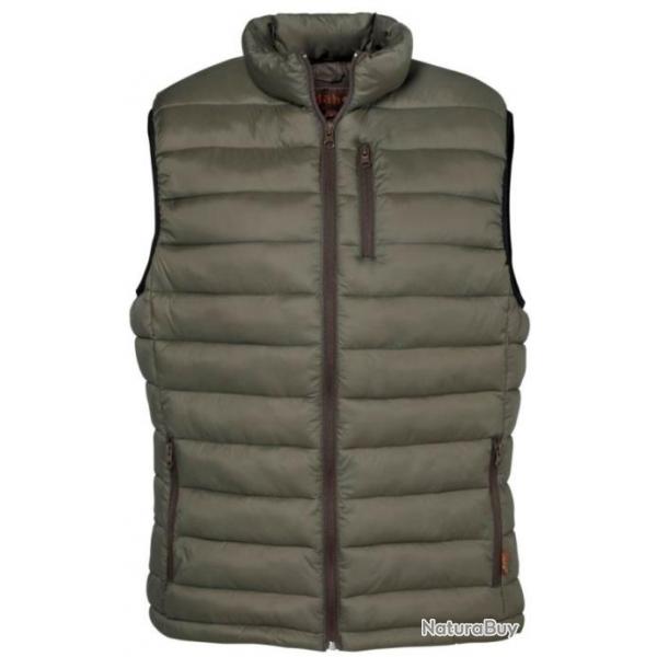 Gilet matelass Trekking kaki PERCUSSION