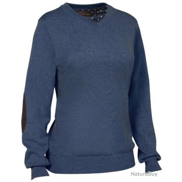 Pull femme ARTHEMIS bleu Club Interchasse