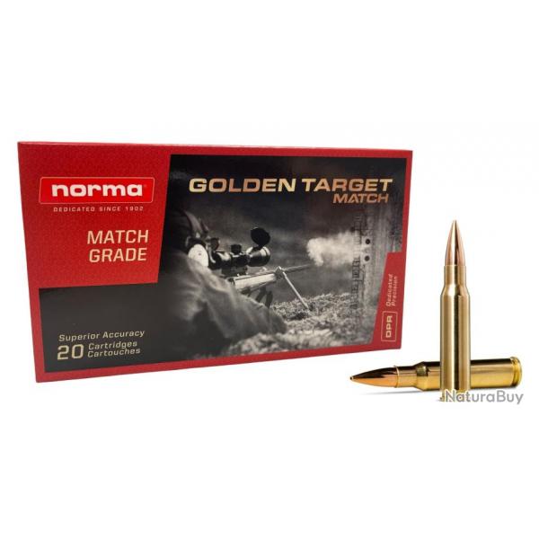 NORMA cal.308 Win GOLDEN TARGET HPBT GTX 168 grains - 10.9 grammes