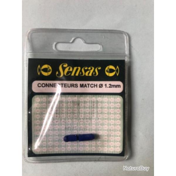 1 connecteur lastique match 1,2 mm peche coup Sensas