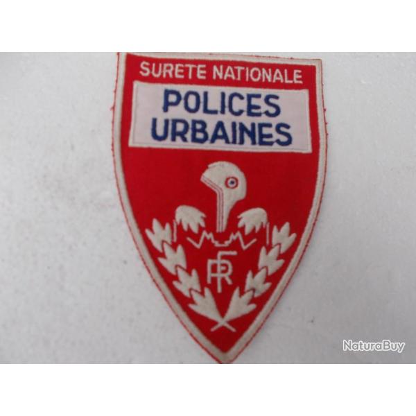 patch tissu POLICES URBAINES, SURETE NATIONALE,neuf
