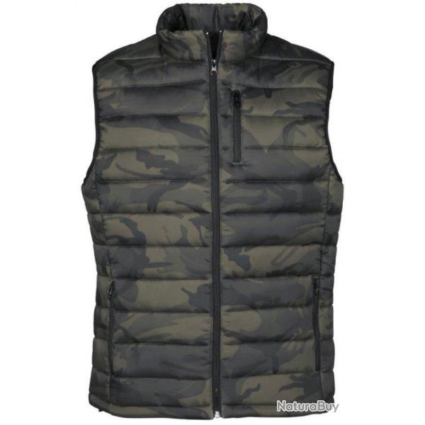 Gilet matelass Camo Trek kaki PERCUSSION-4XL