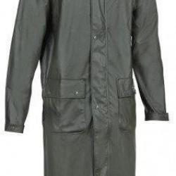 Manteau long Impersoft kaki PERCUSSION
