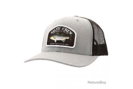 Salty Crew - Striper Black Retro Trucker Hat